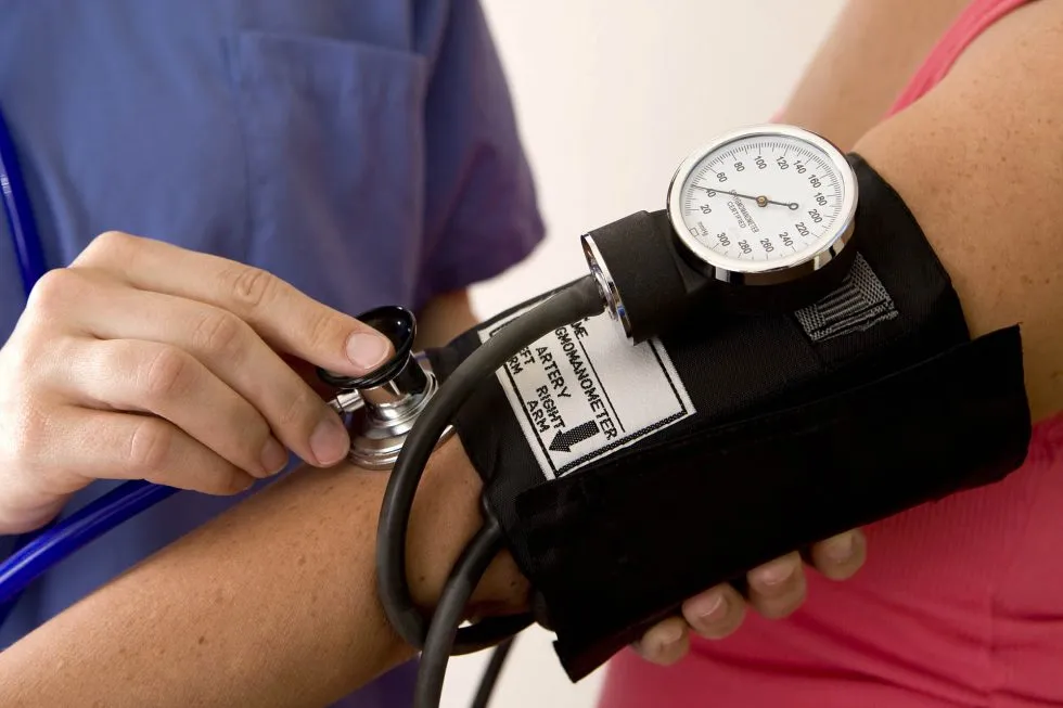 Blood pressure testing and treatment at AFC Urgent Care
