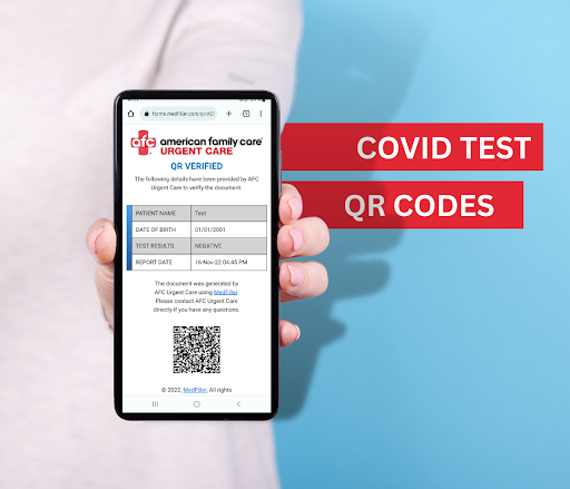 Covid-19 Testing QR Code