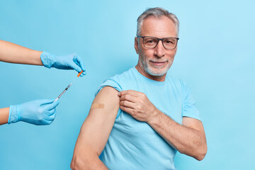 Individual receiving a travel vaccine at AFC Urgent Care New Bedford.
